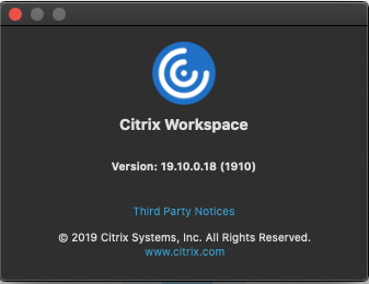 citrix workspace for mac not working